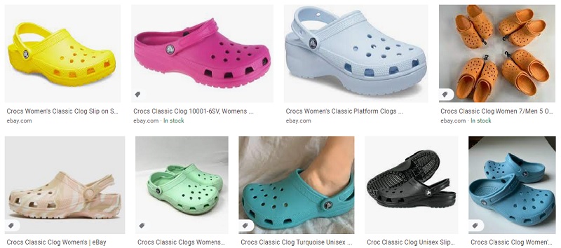 Crocs Classic Clogs on eBay