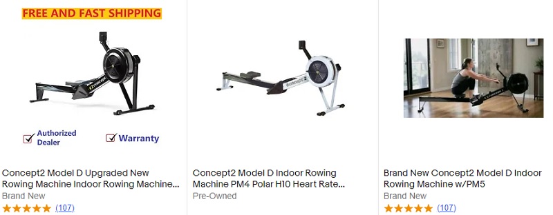 Image of Concept 2 Rowers on eBay