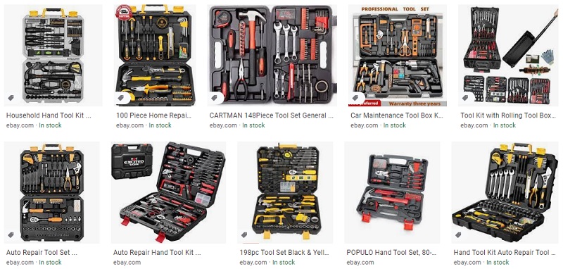Popular Tool Sets on eBay