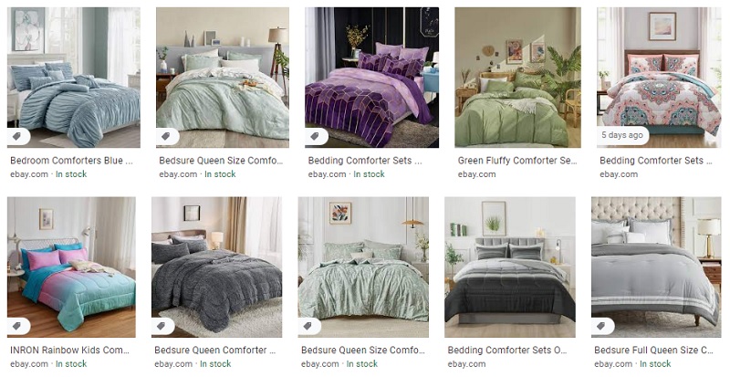 Queen Size Bedding Comforter Sets on eBay