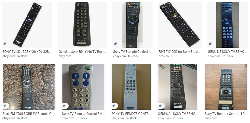 Sony TV Remote Control for Sale