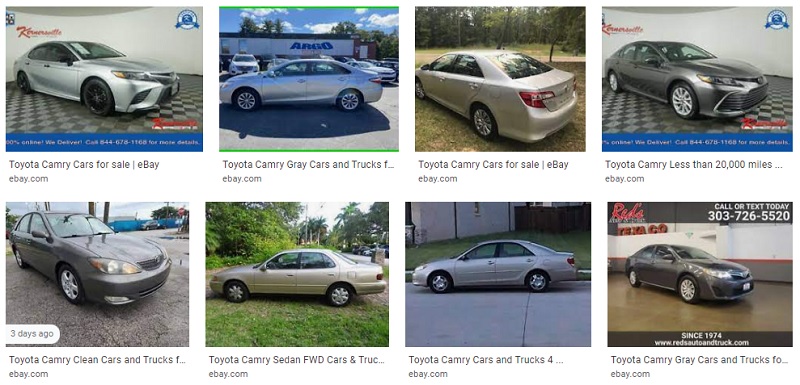 Used Toyota Camry for Sale by Owner on eBay