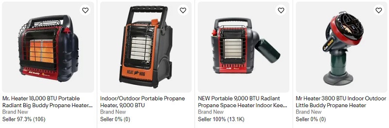 Portable Indoor Propane Heaters eBay