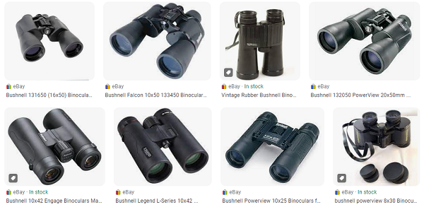 Bushnell Binoculars 10x50 10x42 10x25 7x35