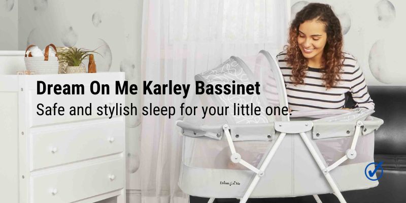 Dream On Me Karley Bassinet Gray