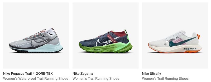 Top Nike Women's Trail Running Shoes